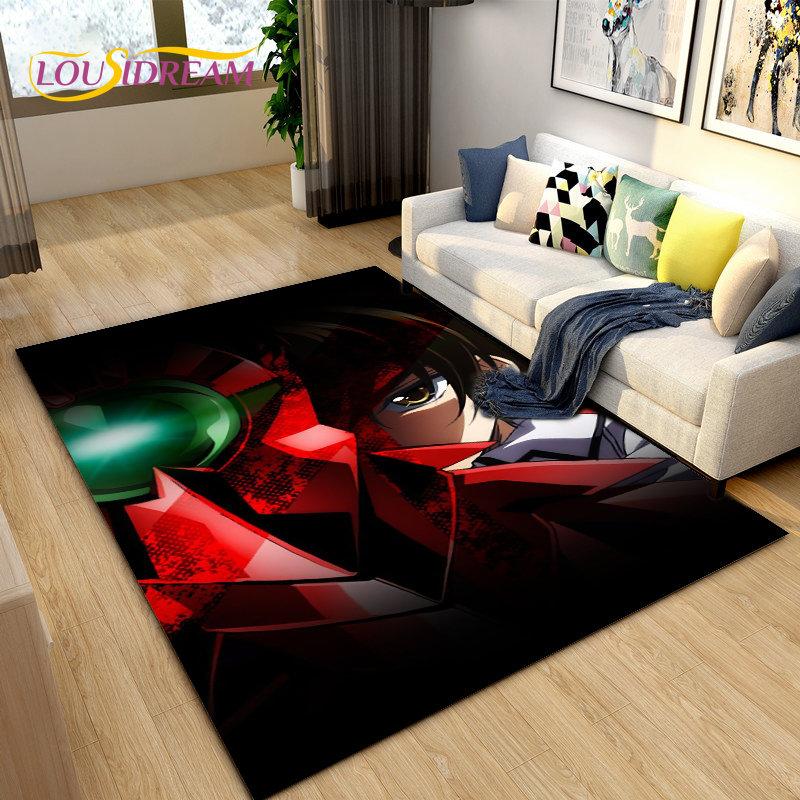 3D High School D×D Sexy Anime  Area Rug,Carpet Rug for Living Room Bedroom Sofa Doormat Decoration,kids Play Non-slip Floor Mat