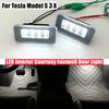 LED Car Door Footwell Atmosphere Interior Decorative Lamp For Tesla Model 3 Model S Model X Ambient Light Auto Trunk Lighitng Ul