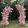 Mori-Style Floral Arch: Silk Flowers & Greenery for Weddings, Proposals, Birthdays, Window Displays & Photo Arrangements