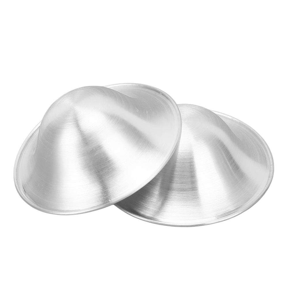 Silver Nursing Cups for Nursing Newborn Breastfeeding Essentials Skin Soothing Nipple Shields