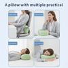 1pc Cooling silk multifunctional memory foam slow-rebound neck pillow relieves cervical pressure, slow-rebound memory foam support with ice silk