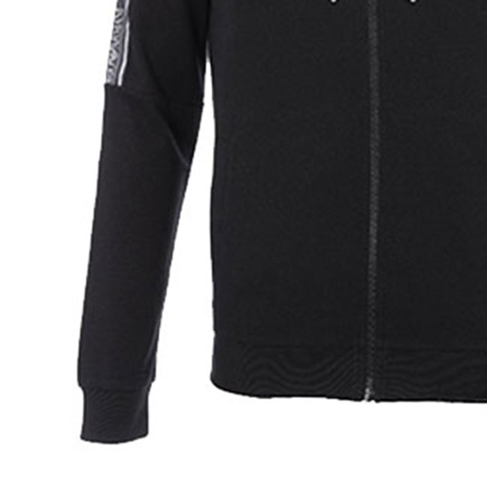 Emporio Armani EA7 Logo Print Sports Casual Zip-Up Hoodie Men Hoodies Black 3HPM24-PJ05Z-1200