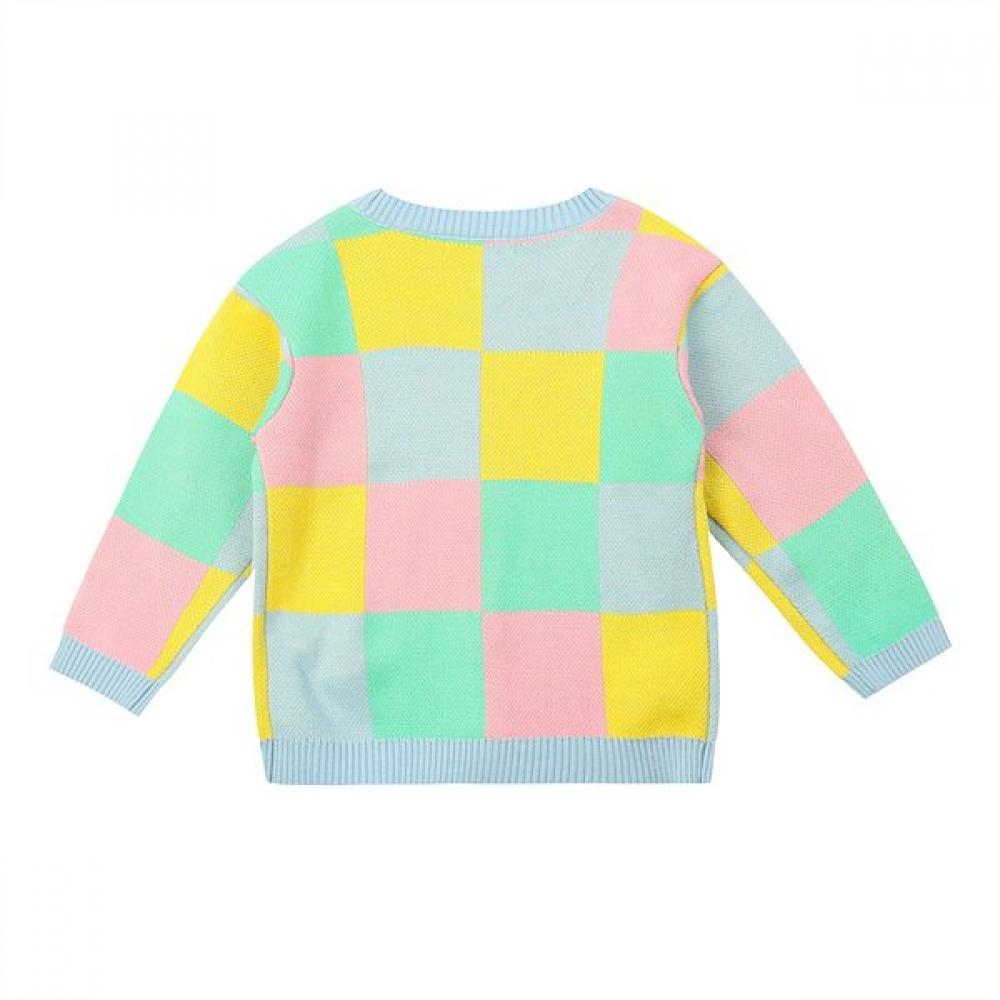 Tiffany Block Knit Cardigan T31kcw021
