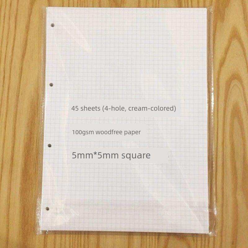 5mm A4 Blank Beige Cornell Grid Paper