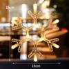 15PCS Christmas String Lights LED String Lights Suction Cup String Lights Showcase Window Decoration Festive Decoration Lights