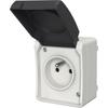 Waterproof Double Socket - Aquatop - Ref. 9673 - IP54 - Ready To Install - Single-phase