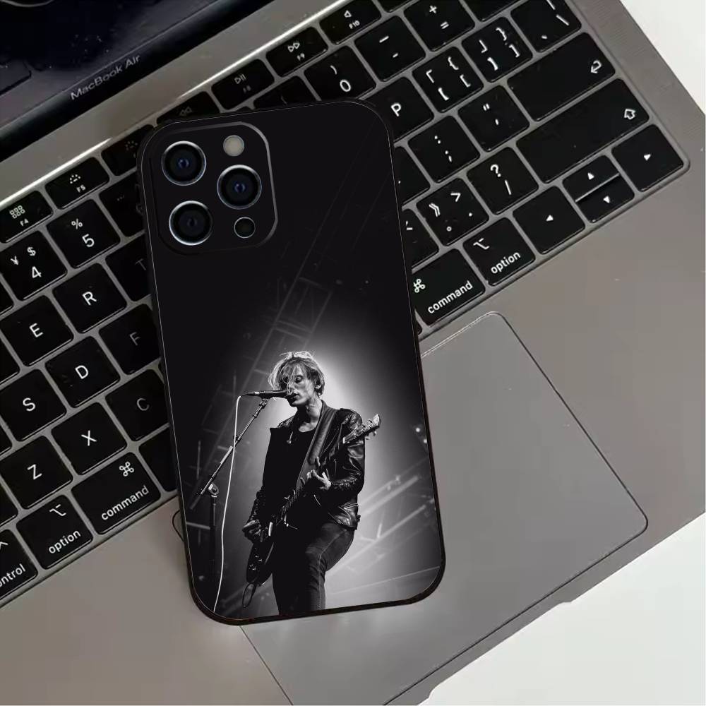 

J-Jamie C-Campbell Bower Phone Case For iPhone 17,16,15,14,13,12,11 Plus,Pro Max,XS,Soft Silicone Black Cover iPhone14
