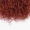 Noble Crochet Hair Soft Water Wave Twist Crochet Hair Synthetic Braid Hair Ombre Blonde Red 20"Deep Wave Braiding Hair Extension