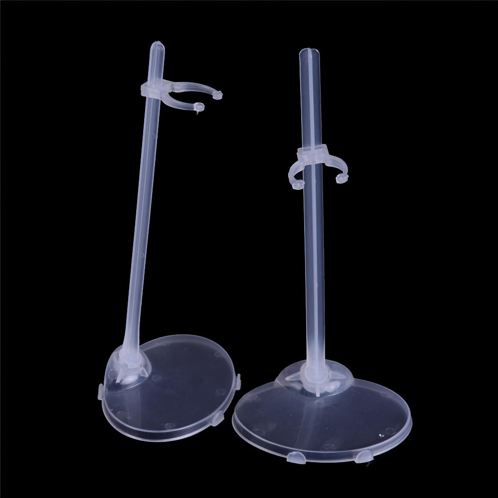 5Pcs/lot Transparent Clear Color Dolls Toy Stand Support for Dolls Girls Prop Up Mannequin Model Display Holder Kids Toys