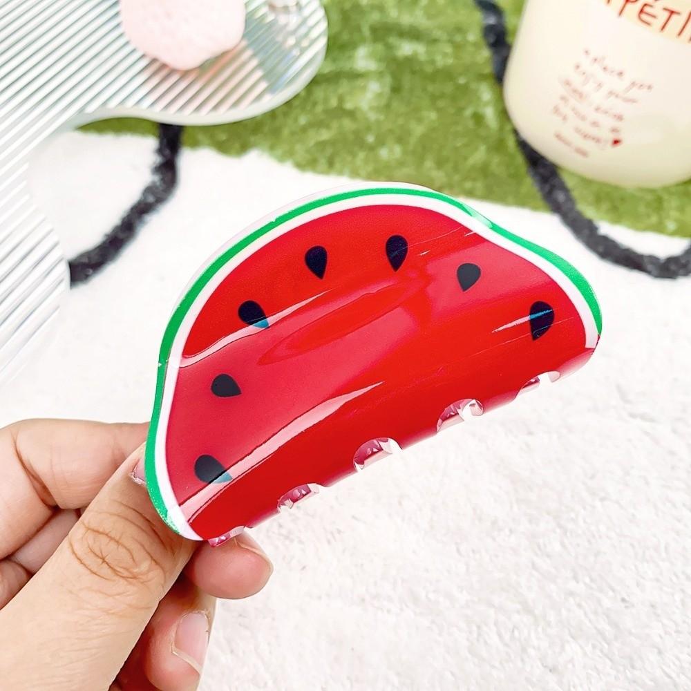 Large Size Hair Claw Strong Hold Shark Hair Clip Cute Fruit Hair Clip Hair Accessories