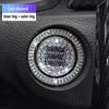 Adecuado Para Mercedes-Benz BMW Coche Arranque con Una Llave Anillo Decorativo Adhesivos Decorativos de Botón de Cristal Diamante Decoración de Coche