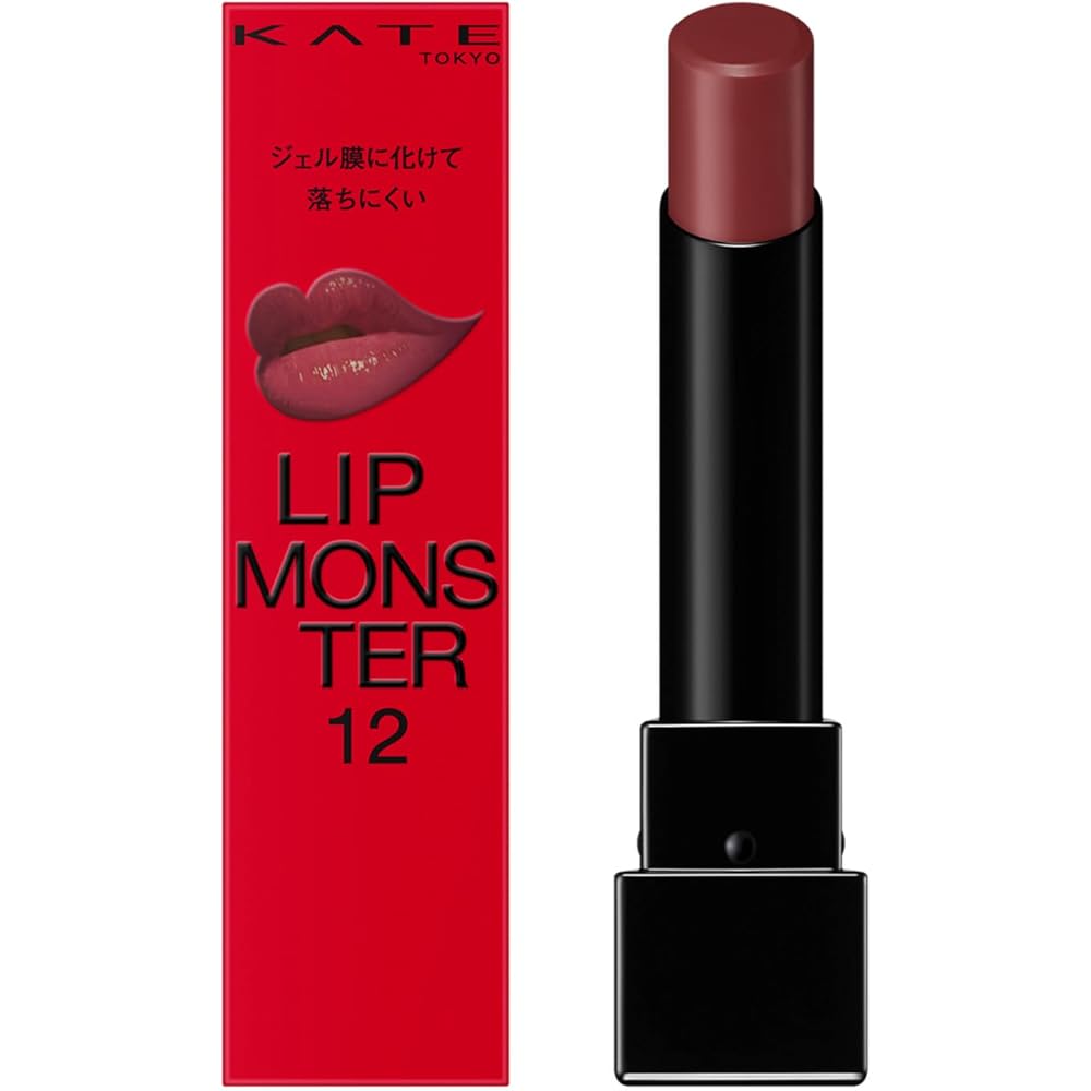 KATE Lip Monster 12 3g Long-lasting Lipstick Red