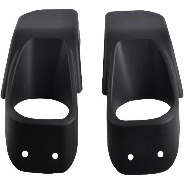 Vordere Kunststoff-Nebelscheinwerfer-Abdeckungen Kompatibel für Jeep Wrangler JK 2007-2017 - 10th Anniversary Stoßstangen-Dekorationsrahmen