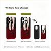 Elegant Minimal Black Red High Heels Stiletto Bare Foot Red Nail Art Film Aesthetic Protective Shockproof Bumper Case For iPhone 14 15 16 Pro Max Plus