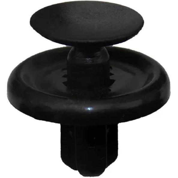 50Pcs 100pcs Diameter 7mm Black Plastic Auto Fasteners Rivets Clips Vehicle Bumper Door Panel Liner Retainer(100pcs) 100pcs