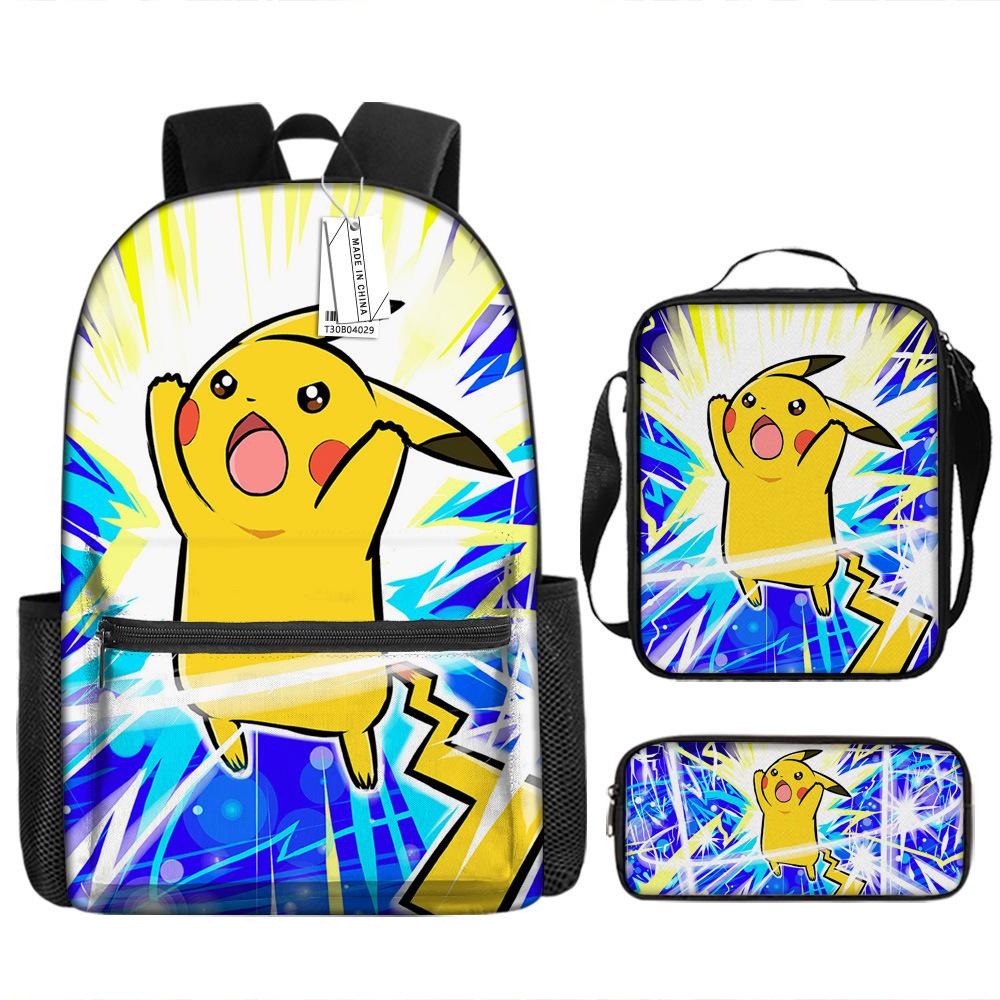 School Season Student Schoolbag Pokémon Pokémon Backpack Cartoon Satchel Pencil Case