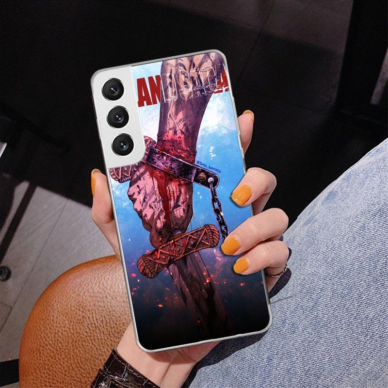 Vinland Saga Phone Case For Samsung Galaxy S24 S25 Edge S26 Ultra S23 S22 S21 Plus S20 FE + Personalized Print Cover Galaxy S24