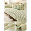 Plush Sofa Cushion Winter Thickened Cushion Non-Slip Leather Sofa Special Cover Cover Cloth