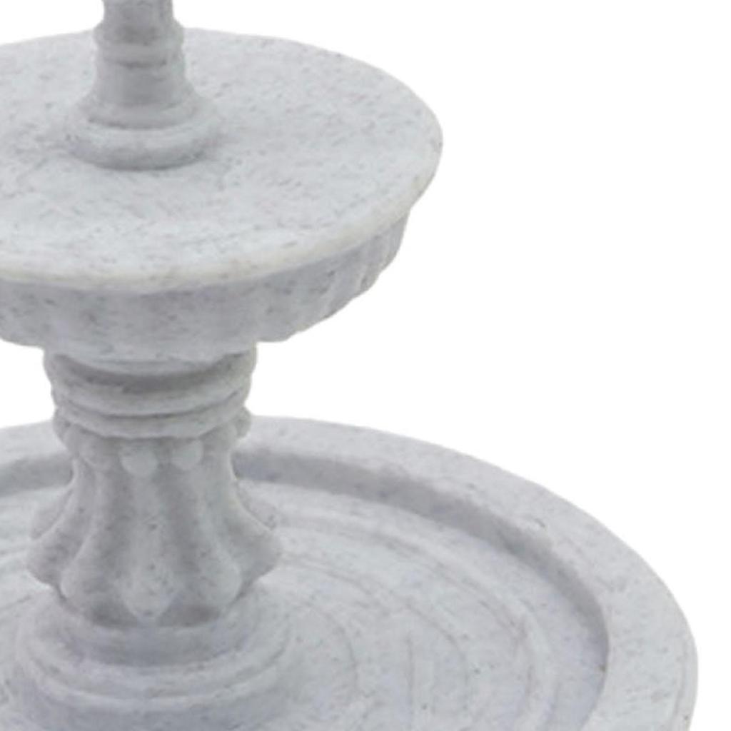 Miniature Decorative Fountain Model Accessory Potted Plant Decor Fairy Garden