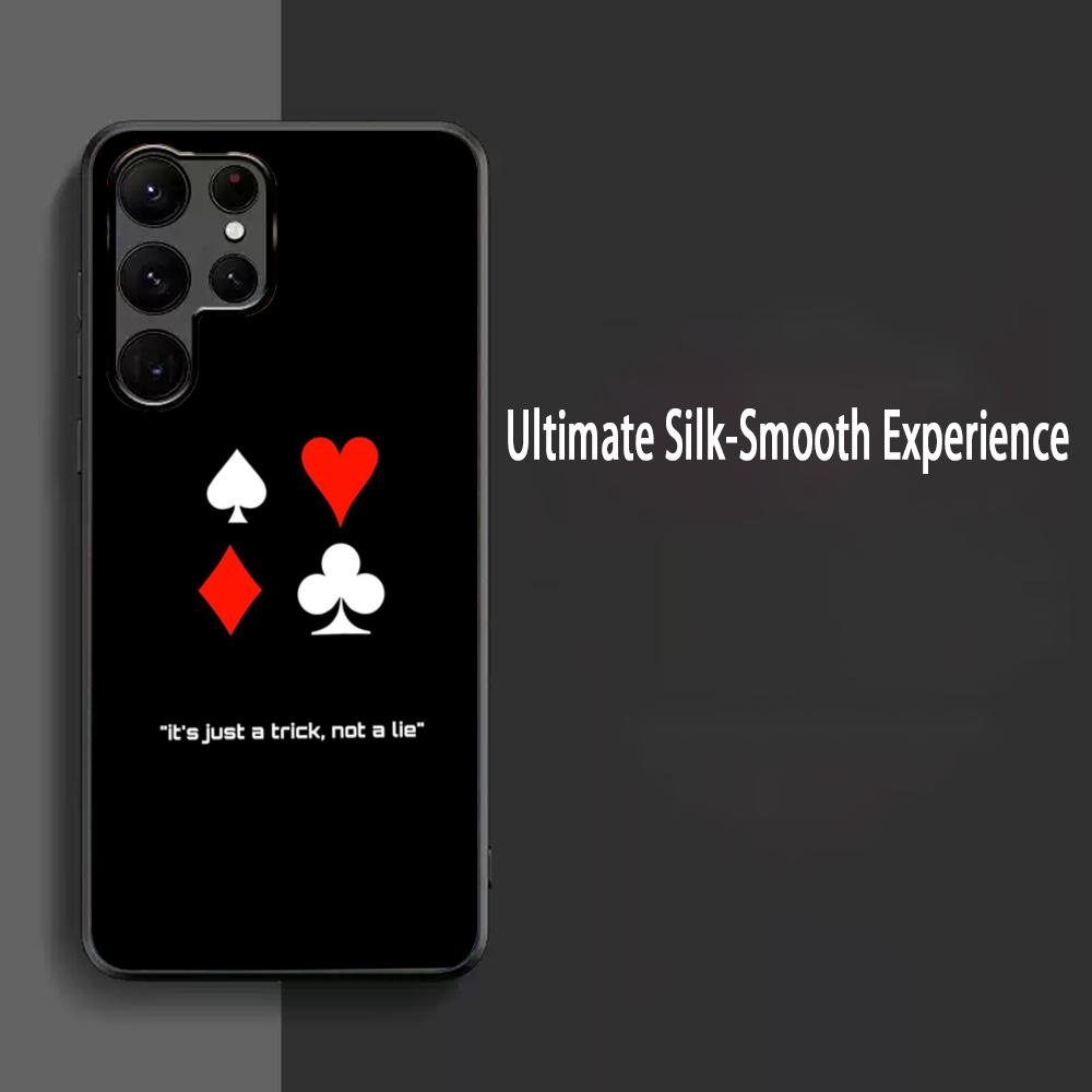 

Poker fashion deisgn pop Phone Case For Samsung Galaxy S25 S24 S23 S22 S21 S20 Plus Ultra Note20 Limited Edition Soft Black Samsung S23 Plus