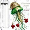 Money Holder Ornament Christmas Acrylic Ornament, Xmas Holiday Cash Present with Slot, Tree Hanging Gift Decoration