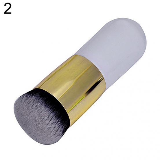 

1 шт., профессиональная основа для макияжа лица, косметический инструмент, кисть для пудры золотой