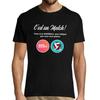 T-shirt Handball - It's a Match! - Black - Cotton - Short Sleeves