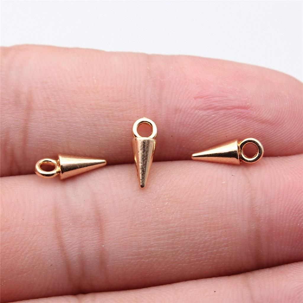 Accessories Parts Cone Shape Pendant End Beads Vintage Jewelry Supplies SA051