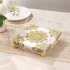 Clear Acrylic Napkin Holder For Bathroom For Kitchen Hotel Paper Hand Towel Holder For Party Wedding Trays