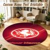Rond Kleed Gepersonaliseerde NaamFC Twente Patroon Antislip Tapijt Huis Vloer Decoratie