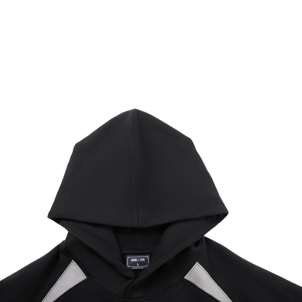 Li Ning Sports Lifestyle Series Loose Fit Hooded Letter Sweatshirt Men sweatshirt AWDVA11-3