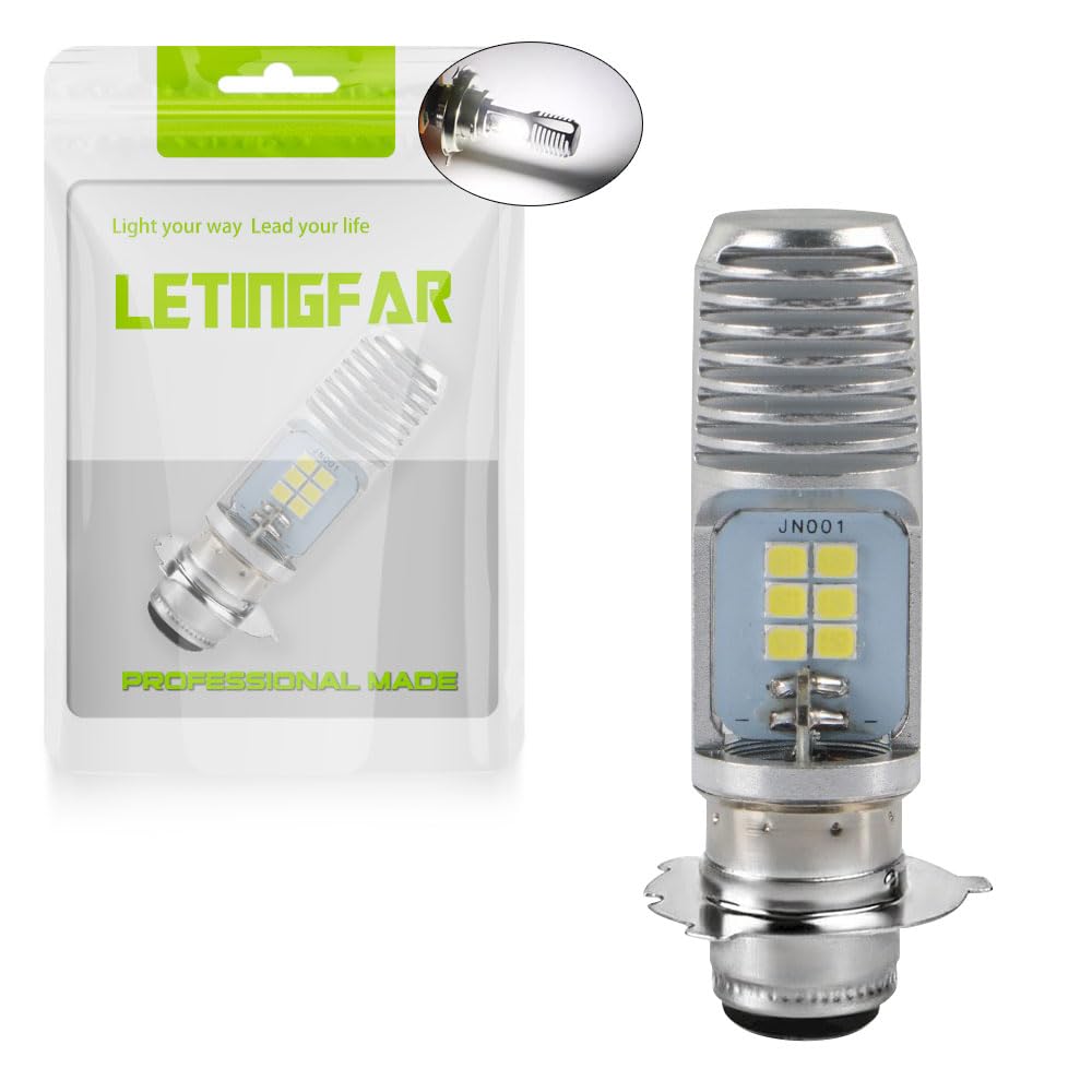 P15D 25-3 LED Headlight for Motorcycles White P15D LED Headlight белый