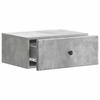Wall Mounted Nightstand Concrete Grey 49 x 34.5 x 20 cm