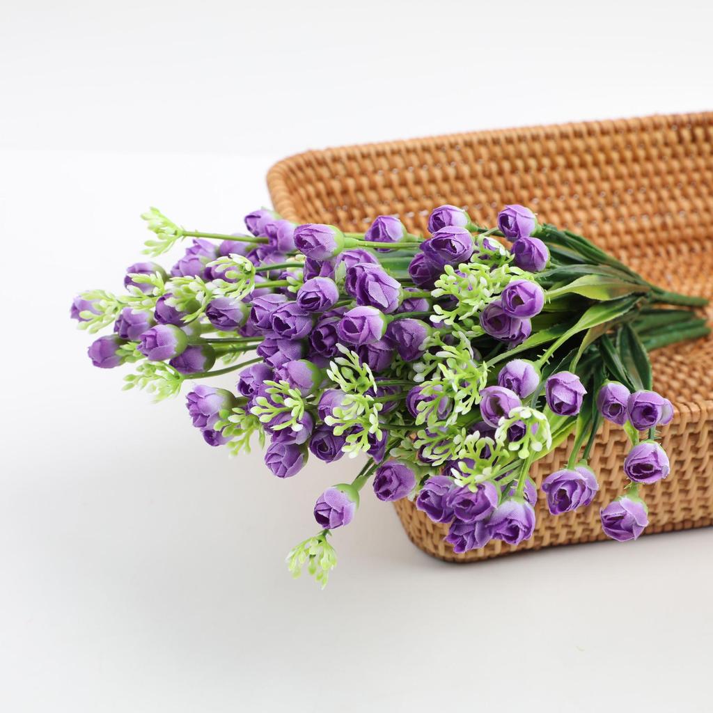 Artificial Greenery Bouquets for Home, Hotel, Wedding, and Decoration