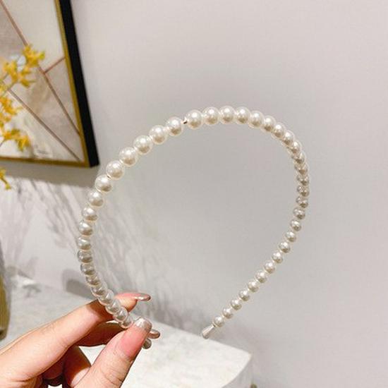 French Retro High Crown Wide-Brimmed Plush Headband for Face Washing and Outings