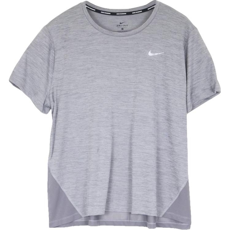Nike T Shirts Men s Gray Crew Neck Moderate AV7922-056 1X