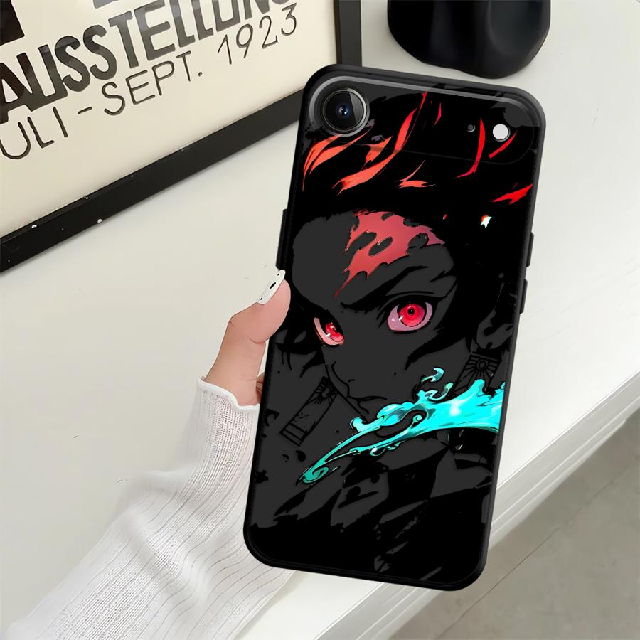 Hot Demonss Anime Slayers Soft Back Phone Cover Case for iPhone 15 Plus X XS XR 7 8 13 Mini 11 17Air 17 16 Pro Max 12 SE 14