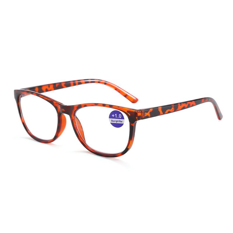 Unisex HD Blaulichtblockierende Quadratische Lesebrille für Senioren