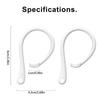 1Pair Anti-Lost Earhook Eartips Secure Fit Silicone Wireless Earphone Protective Accessories Holders For Apple Airpods 1 2 3 Pro