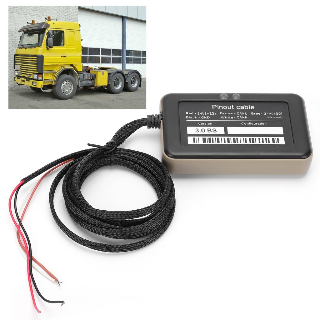 8 in 1 Vollchip-Diagnosescanner Kunststoffersatz für Cummins LKW Schwerlastfahrzeug