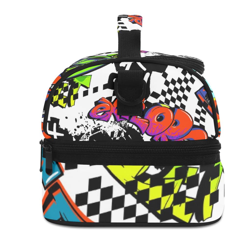 Large Insulated Lunch Tote Thickened Thermal Food Storage Bag for Students College School Work Commuting and Picnic