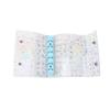 A7 Budget Binder Cover Clear Glitter PVC Binder Refillable Notebook for Photos Pictures Albums Organizer Planner Folder