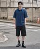 STCO Vibe Shift Indigo Denim Jacquard Short Sleeve T-Shirt_Blue (Oversized)_Dtsxb62Csl