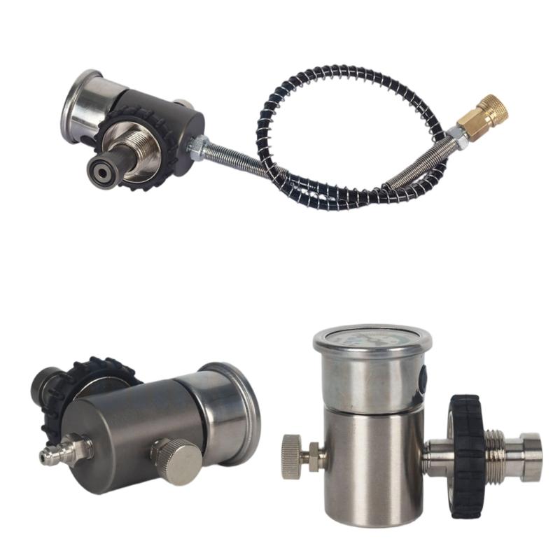 5/8inch Cylinder Refill Adapters Highly Pressure Air Tanks Charging Valves Large Air Tanks To Small Air Tanks Adapters