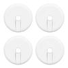 4pcs   Cable Wall Bushing Professional Wall Hole Feed Through Cable Bushing Set for   Dishy Router Ethernet Adapter Cable