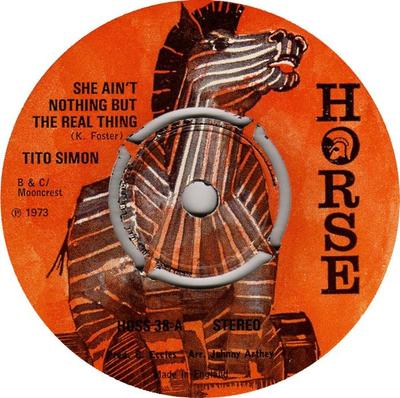 7inch Record TITO SIMON  She Aint Nothing But The Real Thin HOSS38 Horse 1973 UK Reggae Ska  Dub Used