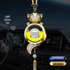 Crystal Rearview Mirror Air Freshener: Long-lasting Fragrance Pendant for Car Interior Decoration