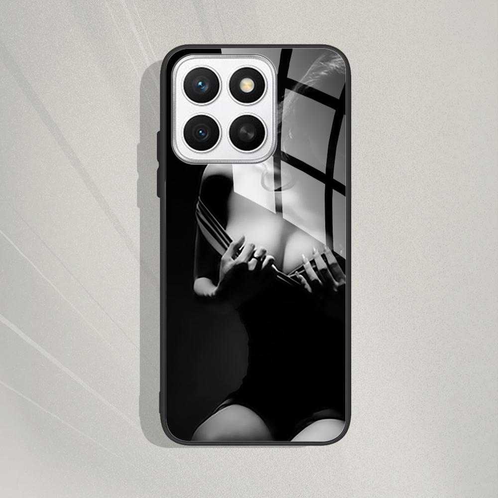 For Honor X8c Case Cover Tempered Glass Case Hard Coque Bumper Case For Honor X8C HonorX8c X 8 C Fundas Protect Cartoon Cover