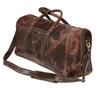 Handmade Full Grain Leather Duffel Bag: Vintage Travel Holdall