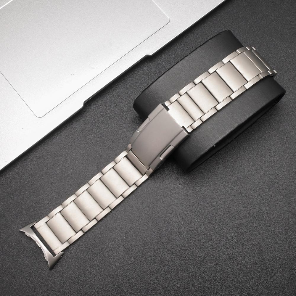 Mans Titanium Band for Google Pixel Watch 4 45mm Accessories Luxury Metal Strap for Google Watch Pixel 3 45mm Watchband Bracelet